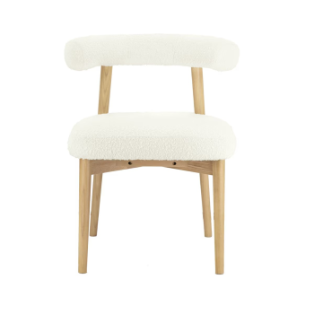 Ashley Cream Performance Boucle Side Chair