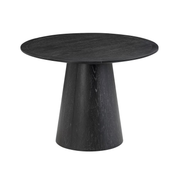 Nina Black Oak 41" Round Dining Table
