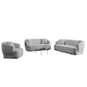 VERONA SOFA & LOVESEAT SET GREY
