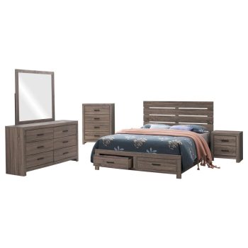 Set Baby 5-piece Queen Bedroom Barrel Oak