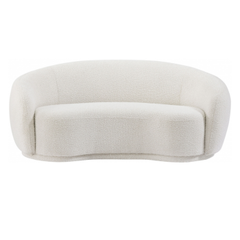 Hilda 64" Boucle Fabric Upholstered Loveseat