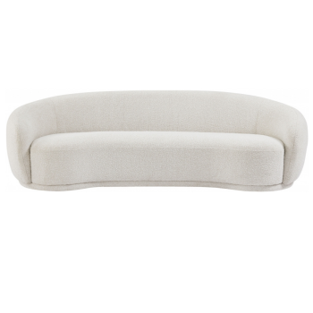 Hilda 89.5" Boucle Fabric Upholstered Sofa