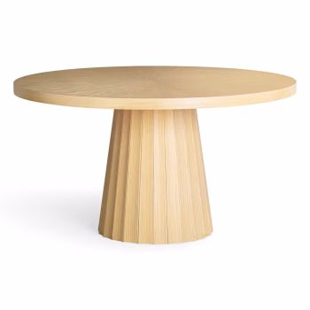 Natural 56" Round Dining Table