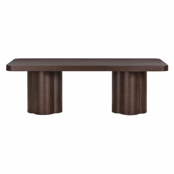 Dark Brown Ash Dining Table