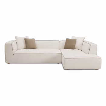 Cream Linen RAF Sectional
