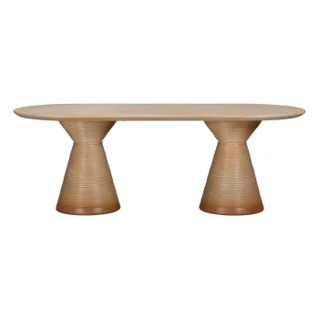 Zassa 87" Terracotta Indoor / Outdoor Oval Dining Table