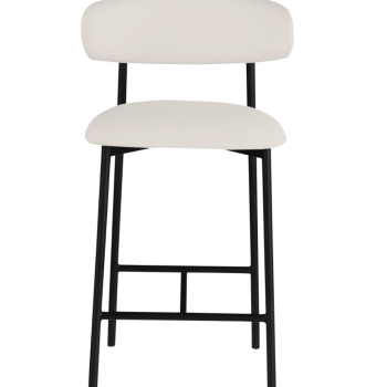 Lupita Vegan Leather Upholstered Counter Stool. set of 2