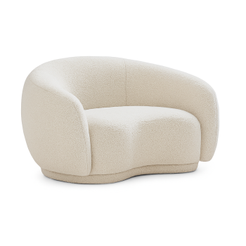 Hilda Boucle Fabric Upholstered Chair