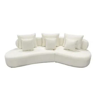 Romy Sectional Sofa with pillows