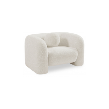 Boucle Fabric Upholstered Chair