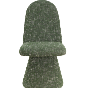 Renuar Fabric Upholstered Dining Chair Green