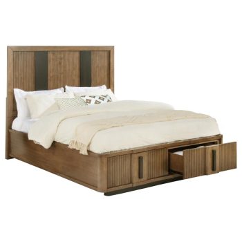 Ferrace 2-drawer Queen Storage Bed Ash Brown