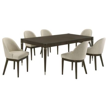 seda 7-piece Rectangular Dining Set Ash Brown