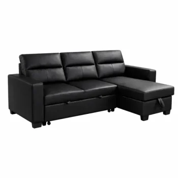 Yariel Reversible Sectional Black