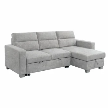 Yariel Reversible Sectional FABRIC GREY