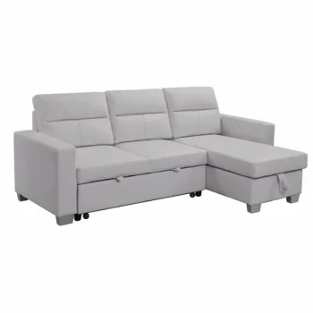 Yariel Reversible Sectional Grey