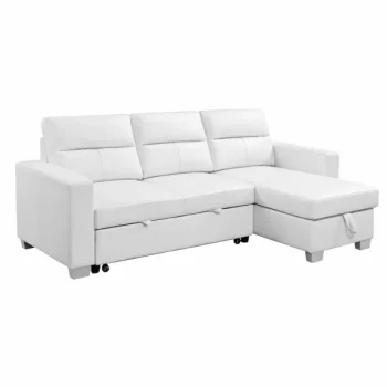 Yariel Reversible Sectional White