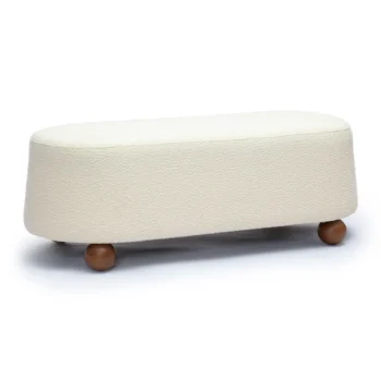 Jaime 48" Boucle Large Ottoman