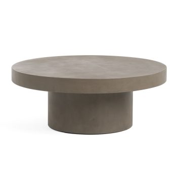 Moley - Modern Round Concrete Coffee Table