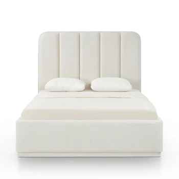 Park Chenille King Bed Cream