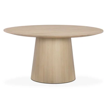 Nina Natural Oak 60"Round Dining Table