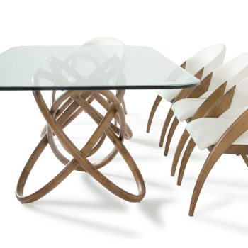 Mason & Lucas Modern Walnut Dining Set