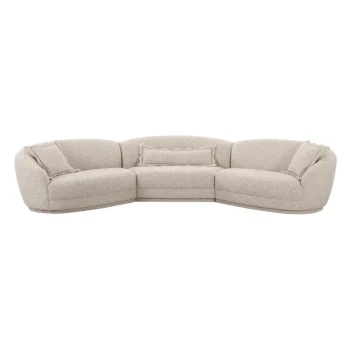 Marie 3-Piece Two-Tone Textured Performance Boucle Sectional
