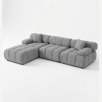 Many Modular Sectional DARK GREY Fabric