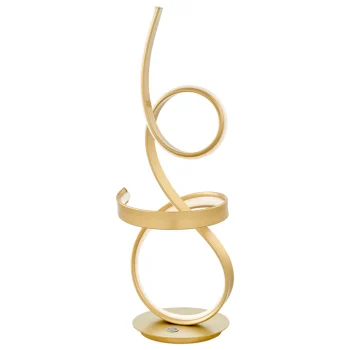 Amsterdam LED with Touch Dimmer Table Lamp // Gold