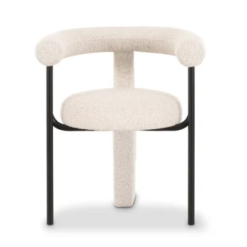 Lynn Performance Boucle Dining Chair(Cream)