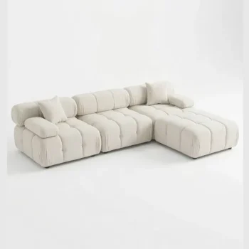Many Modular Sectional WHITE/BONE Fabric