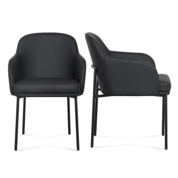 Ney Performance Vegan Leather Armchair - Set of 2