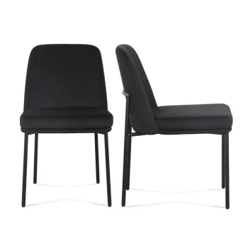 Ney Performance Velvet Dining Chair - Set of 2