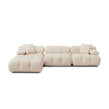 Mila Off-White 4-Piece Performance Modular Sectional