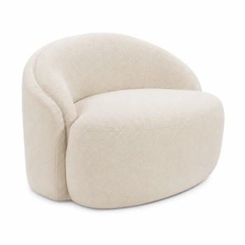 Caspian Chenille Fabric Upholstered Accent Chair