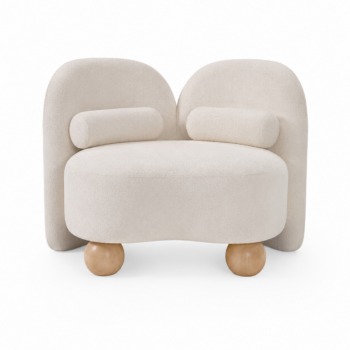 Daphne Chenille Fabric Upholstered Chair