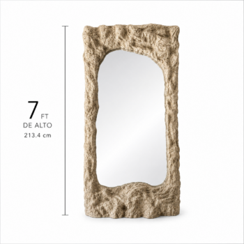 Organic Sculptural Floor Mirror – 7FT
