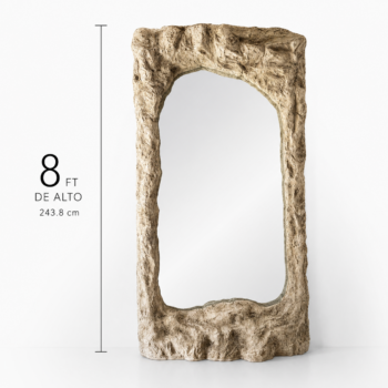 Organic Sculptural Floor Mirror – 8 FT
